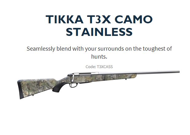 Tikka T3 Laminated Stainless 270