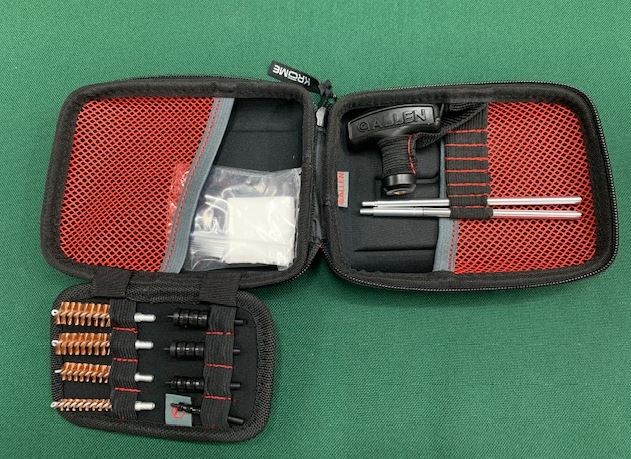GUN CLEANING KIT ALLEN KROME COMPACT HANDGUN CLEANING KIT (22-357-8MM-380-40-45 CALS) - Image 2