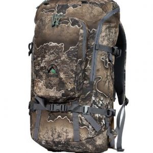RIDGELINE BACKPACK (DAY HUNTER PLUS) EXCAPE CAMO 35LTR COMPLETE OLIVE WITH RAIN COVER