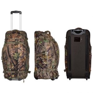 RIDGELINE BAG GRUNT WHEELIE BAG NATURE GREEN CAMO EXTENDABLE HANDLE WITH WHEELS