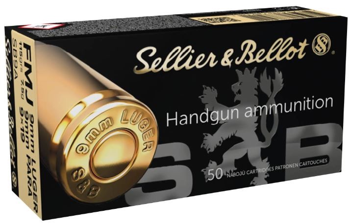 AMMO S&B 9MM/124G LEAD ROUN NOSE (50) - Bankstown Gun Shop