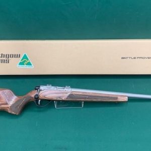 .22 MAG LITHGOW LA101 CROSSOVER LAMINATED TITANIUM 20'' THREAD MUZZLE