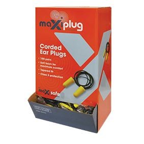 EAR PLUGS MAXISAFE CORDED 26DB
