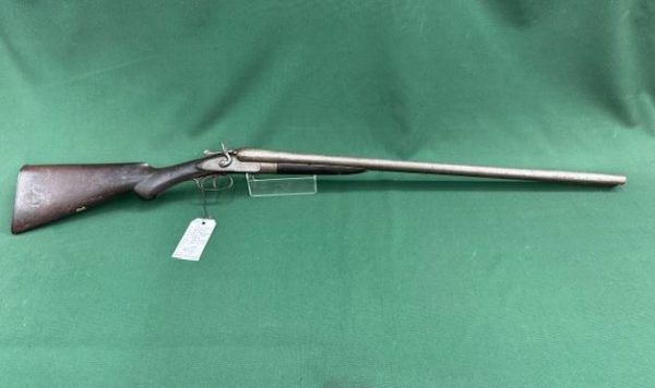 .12G CG BONEHILL MODEL ''LONDON'' SIDE X SIDE BLUED WOOD TWIN HAMMERS & TRIGGERS 30'' BARRELS