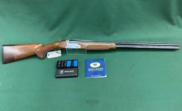 .12G RIZZINI MODEL EMILLIO "HOMBRA'' UNDER/OVER BLUED WOOD 30'' BARRELS EJECTORS-WITH 5 CHOKES - GREAT CONDITION !!!