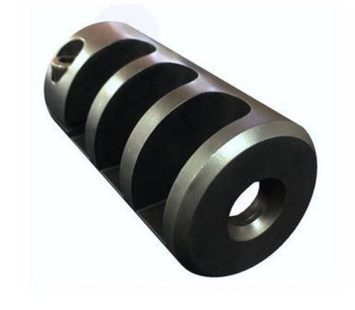 Gunbloke M11-PLR Large Stainless Steel Muzzle Brake .308 5/8x24 – Fits Ruger, Howa, Savage, Remington