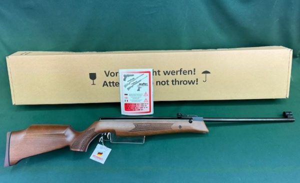 .177 A/RIFLE WEIRAUCH MDL ''HW80'' BREAK ACTION BLUED WOOD 19.5'' #2316