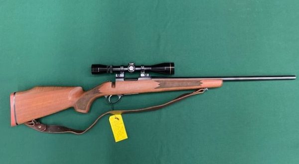 .222 SAKO MODEL S491 BLUED/WOOD FITTED WITH LPLD VARI X II 3-9x40 SCOPE - NO BOLT !!!