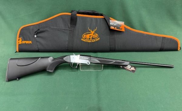 .410 BERIKA MODEL ''BSB-12' BLUED SYNTHETIC SINGLE BARREL BREAK HAMMER 20'' + SPIKA BAG 44"