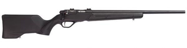.17HMR LITHGOW LA101 CROSSOVER BLUED SYNTHETIC STOCK WITH THREADED MUZZLE - LEFTY