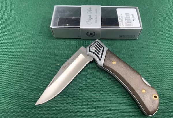 KNIFE NIETO CAMPER 9.5CM STAINLESS FOLDER WITH BROWN HANDLE