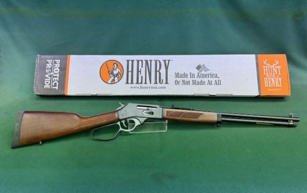 .30-30 HENRY MODEL ''H009GL'' LEVER ACTION BLUED/WOOD 20'' (large loop) 6RD #HEN009GL