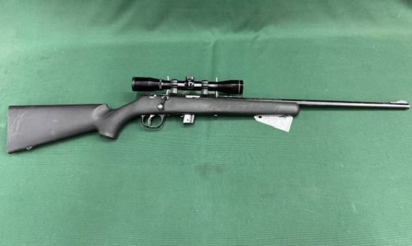 .22 MARLIN MODEL ''XT-22'' BOLT ACTION BLUED SYNTHETIC 22'' BARREL WITH SIGHTS & SCOPE 5RD MAG !!!