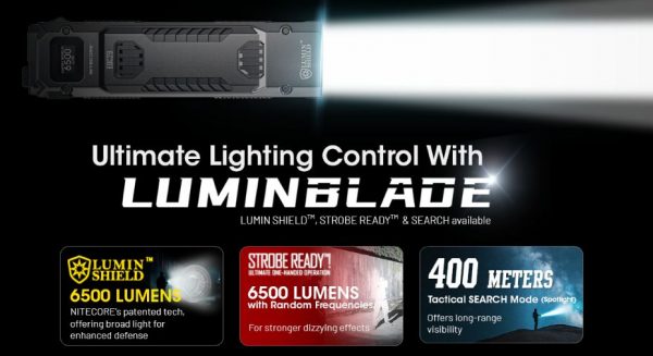 TORCH NITECORE 6500 LUMENS ULTRA SLIM HIGH PERFORMANCE EDC STROBE 400M THROW #EDC29