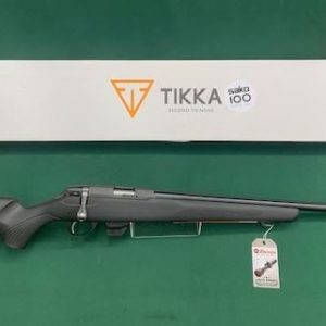 .22 TIKKA T1X ''MTR'' BLUED SYNTHETIC 20'' THREADED BARREL 10RD