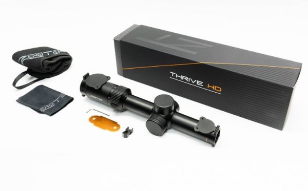 SCOPE ZEROTECH THRIVE HD 1-8X24 PHR4 ILLUMINATED 30MM TUBE RRP $699