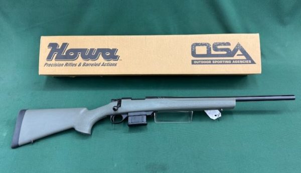 .223 HOWA 1500 MINI ACTION SYNTHETIC VARMINT BLUED 20'' ( STOCK CODE HSTKHGMA )