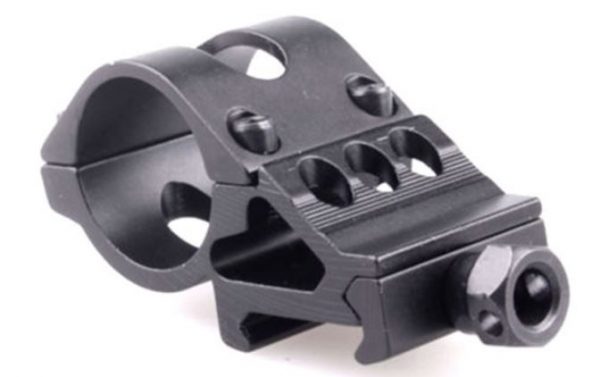 TORCH MOUNT WEAVER STYLE WITH SIDE SADLE TORCH MOUNT 1"