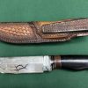 AUSTRALIAN CUSTOM MADE KNIFE WITH LEATHER CUSTOM SHEATH 3