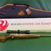 .22 RUGER ''AMERICAN'' BOLT ACTION STAINLESS WALNUT WITH SIGHTS 10RD MAG