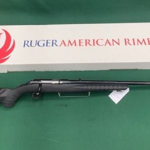 .22 MAG RUGER AMERICAN BLUED SYNTHETIC WITH IRON SIGHTS 10RD MAG ( SCOPE PACKAGE AVAILABLE )