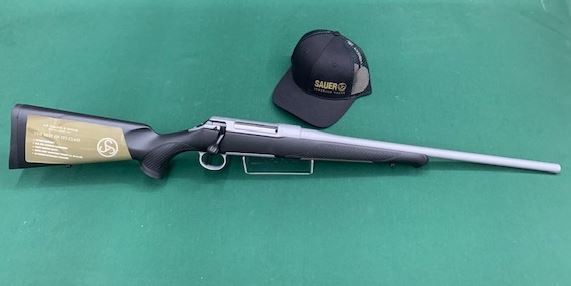 .223 SAUER 100 CLASSIC XT SILVER CERATECH synthetic - 4RD MAG