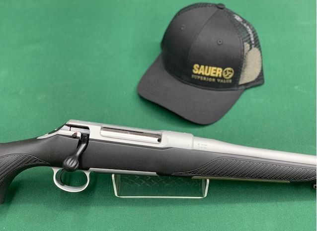 .223 SAUER 100 CLASSIC XT SILVER CERATECH synthetic - 4RD MAG