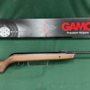 .177 A/RIFLE GAMO MODEL BIG CAT HUNTER BLUED TIMBER WITH SIGHTS
