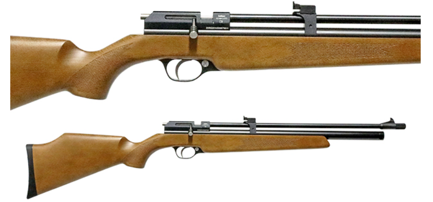 .22 A/RIFLE DIANA STORMRIDER PCP BLUED TIMBER 19'' 7RD ROTARY MAG